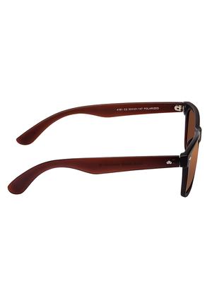 David Blake Brown Wayfarer Polarised & UV Protected Sunglass - 15347021 - Standard Image - 3
