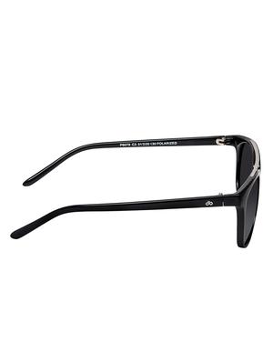 David Blake Black Round Polarised & UV Protected Sunglass - 15347027 - Standard Image - 3
