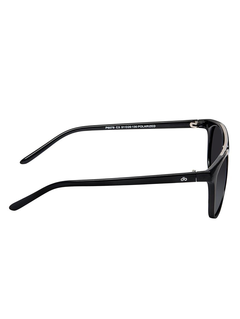 David Blake Black Round Polarised & UV Protected Sunglass - 15347027 - Zoom Image - 3