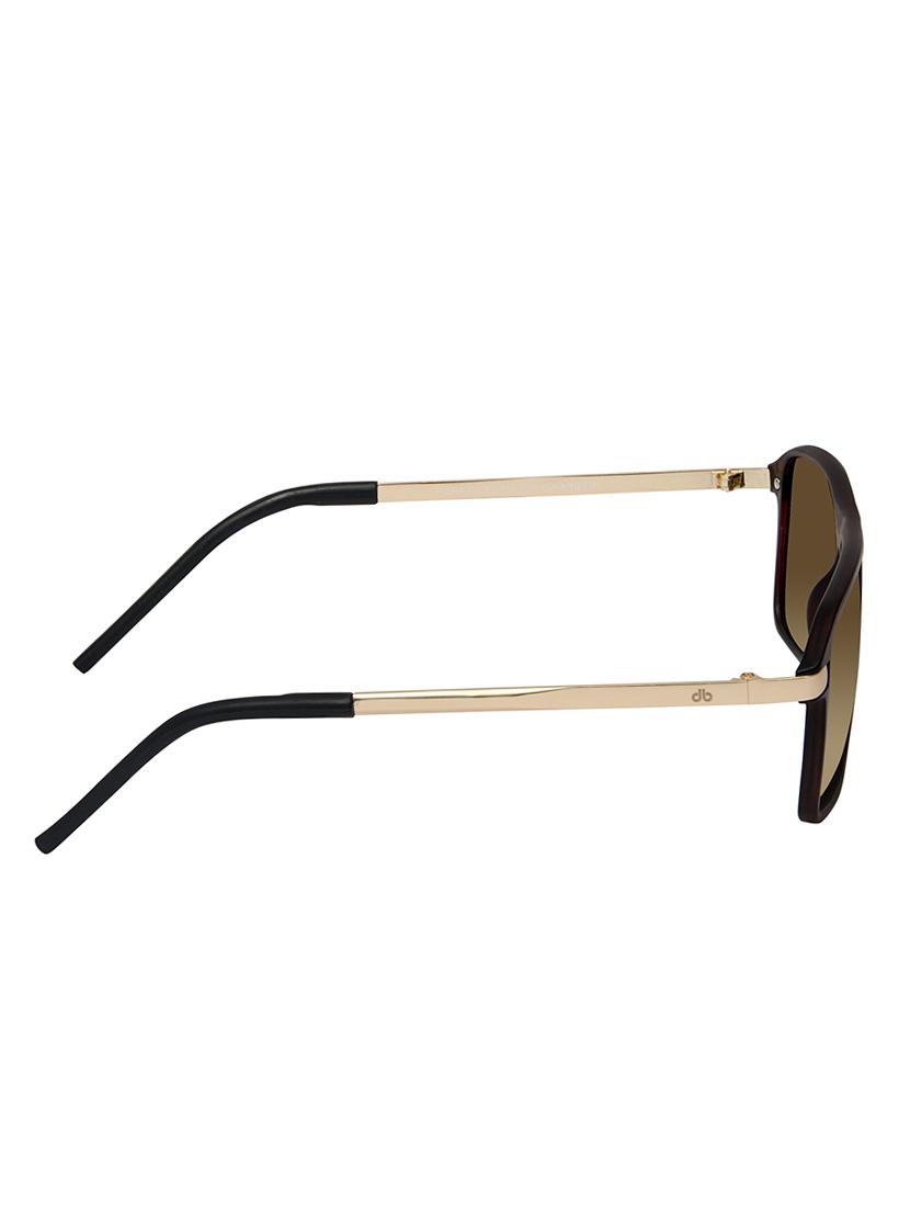 David Blake Brown Wayfarer Gradient, Polarised & UV Protected Sunglass - 15347035 - Zoom Image - 3