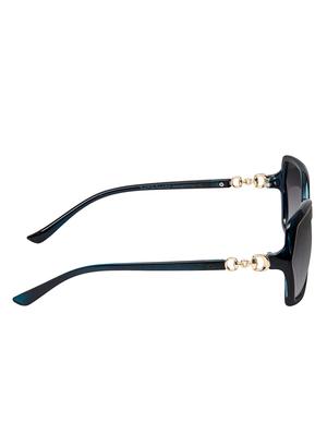 David Blake Grey Oval Gradient, UV Protected Sunglass - 15347044 - Standard Image - 3