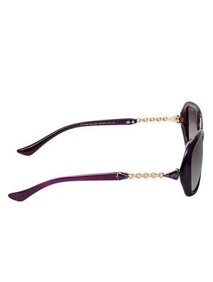 David Blake Brown Oval Gradient, UV Protected Sunglass - 15347050 - Standard Image - 3