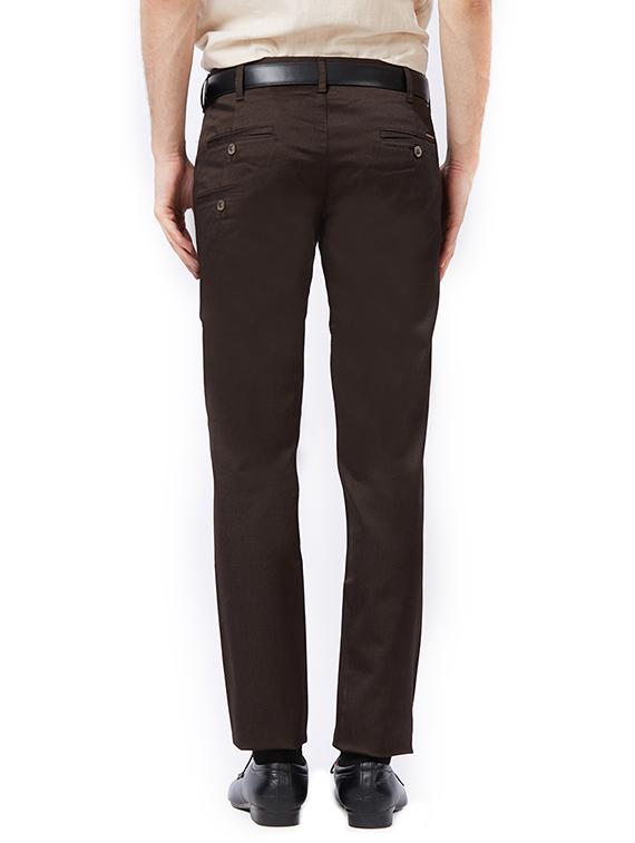 brown cotton chinos - 15347328 - Zoom Image - 3
