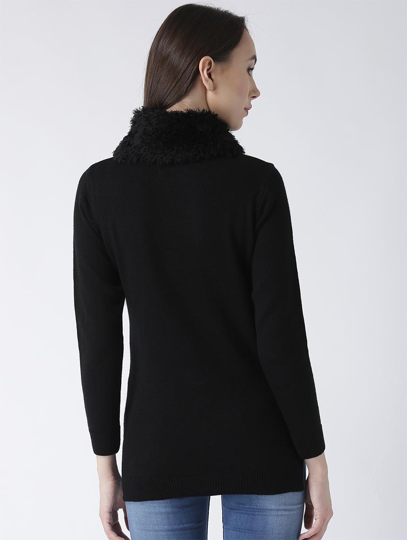 turtle neck solid pullover - 15347342 - Zoom Image - 3
