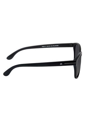 David Blake Black Round Polarised & UV Protected Sunglass - 15347408 - Standard Image - 3
