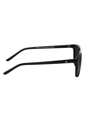 David Blake Black Round Polarised & UV Protected Sunglass - 15347416 - Standard Image - 3