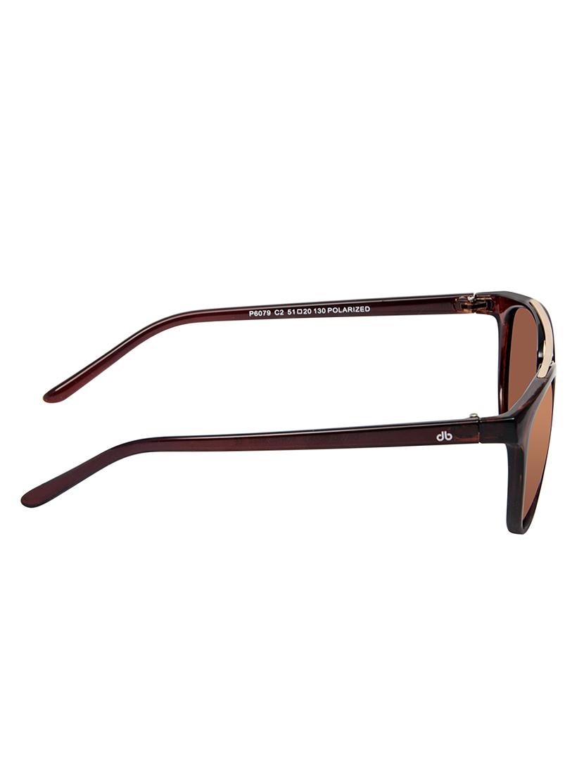 David Blake Brown Round Polarised & UV Protected Sunglass - 15347418 - Zoom Image - 3