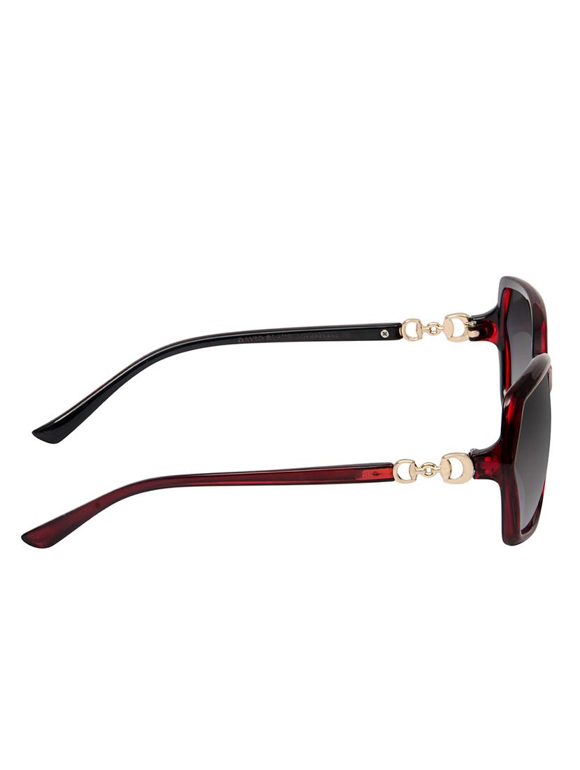David Blake Grey Oval Gradient, UV Protected Sunglass - 15347436 - Zoom Image - 3