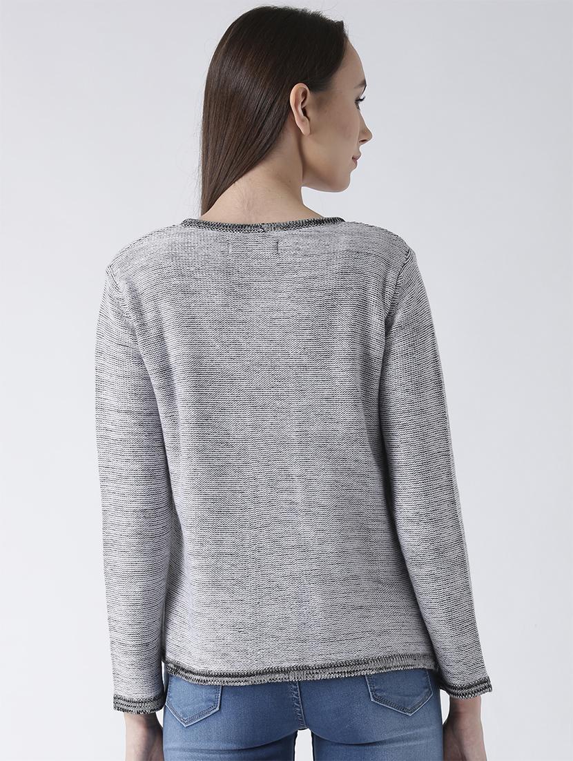 long sleeved solid cardigan - 15347455 - Zoom Image - 3