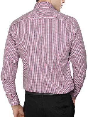pink polyester blend formal shirt - 15347858 - Standard Image - 3