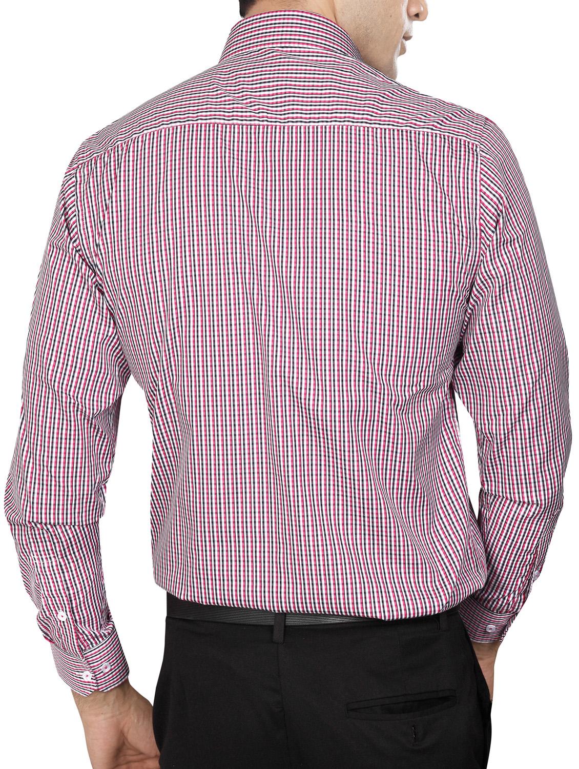pink polyester blend formal shirt - 15347858 - Zoom Image - 3
