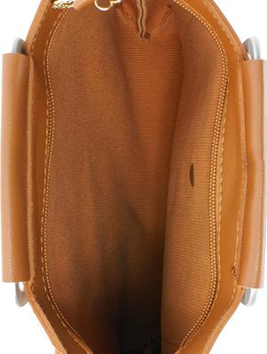 brown leatherette (pu) regular tote - 15347890 - Standard Image - 3