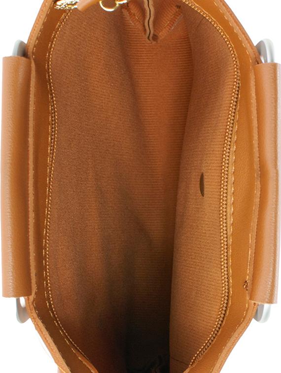 brown leatherette (pu) regular tote - 15347890 - Zoom Image - 3