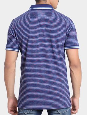 blue cotton polo t-shirt - 15347957 - Standard Image - 3