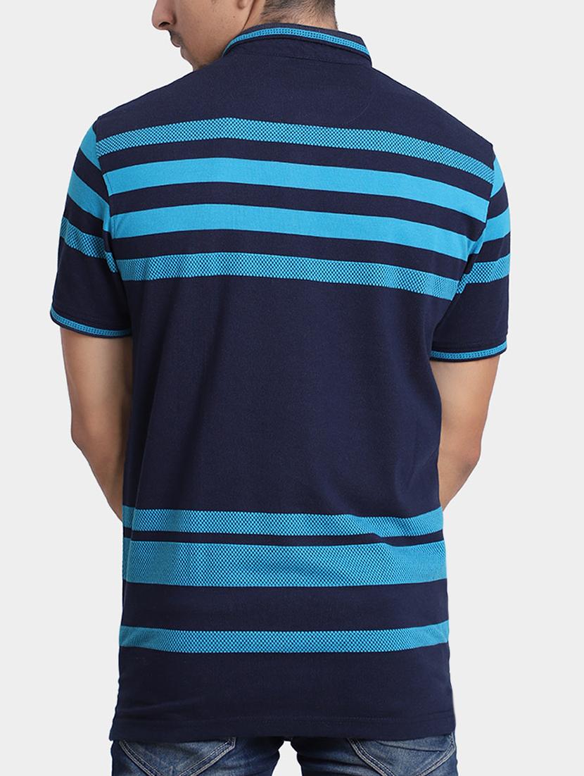 blue cotton polo t-shirt - 15347958 - Zoom Image - 3