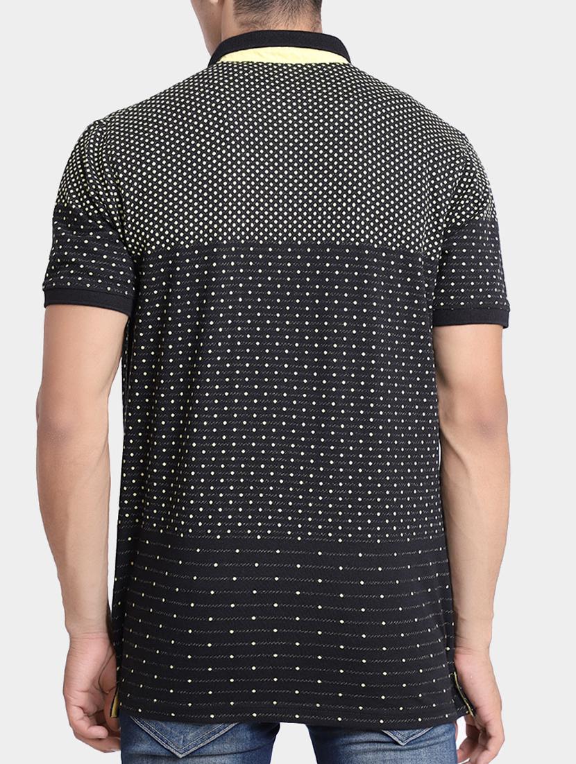 black cotton all over print t-shirt - 15347971 - Zoom Image - 3