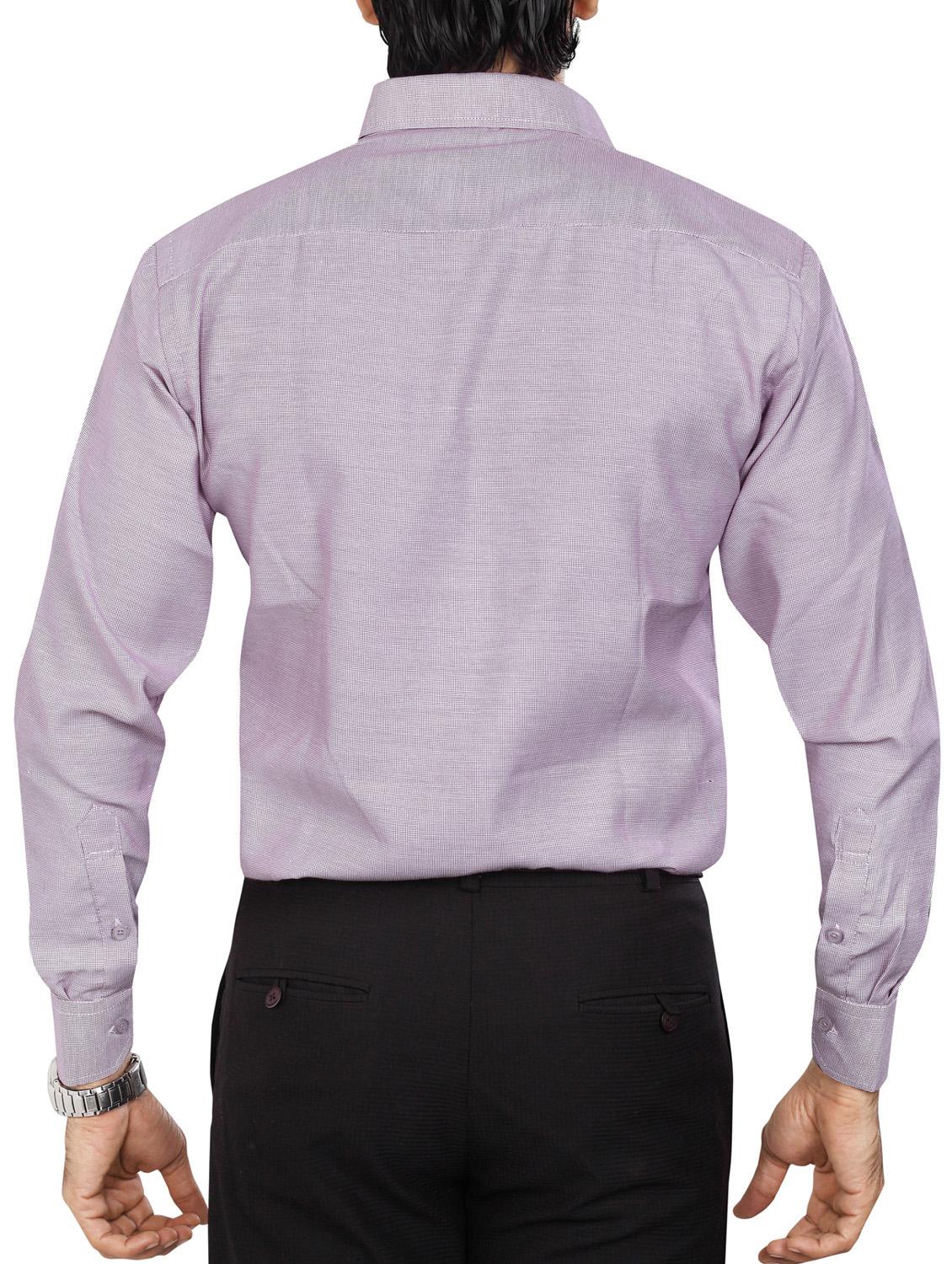 purple polyester blend formal shirt - 15347973 - Zoom Image - 3
