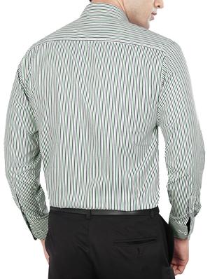 green polyester blend formal shirt - 15347988 - Standard Image - 3
