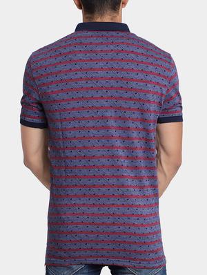 blue cotton all over print t-shirt - 15348140 - Standard Image - 3