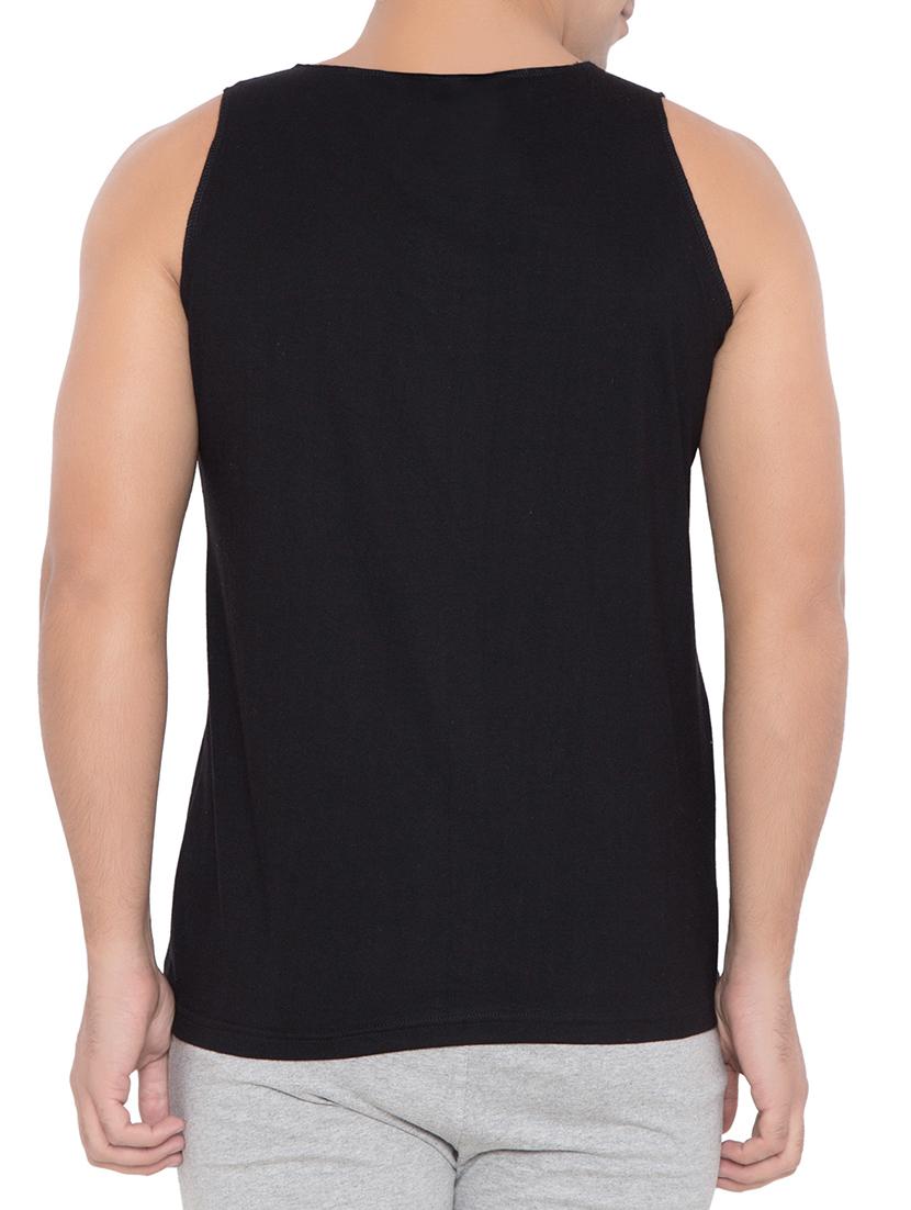 black cotton vest - 15348430 - Zoom Image - 3
