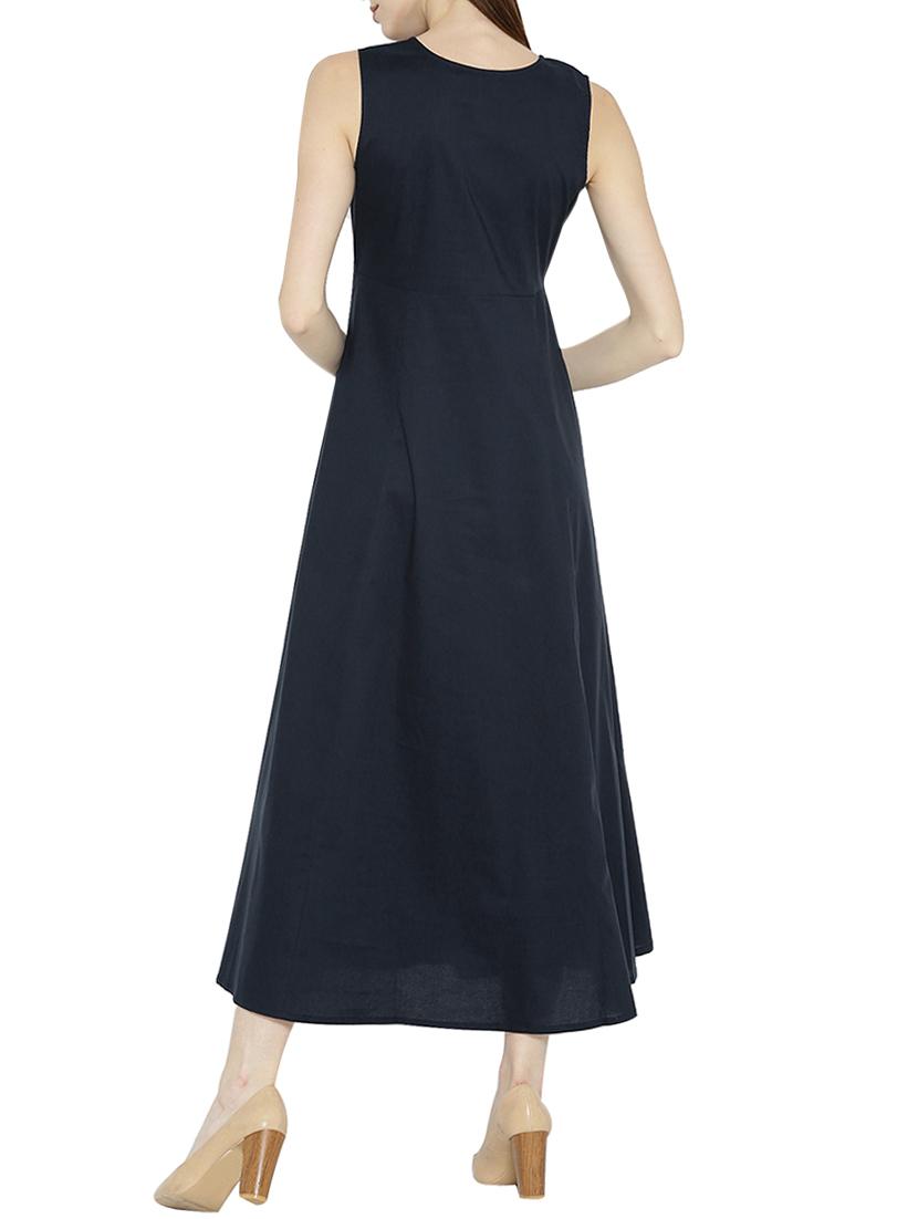 a-line sleeveless maxi dress - 15348651 - Zoom Image - 3
