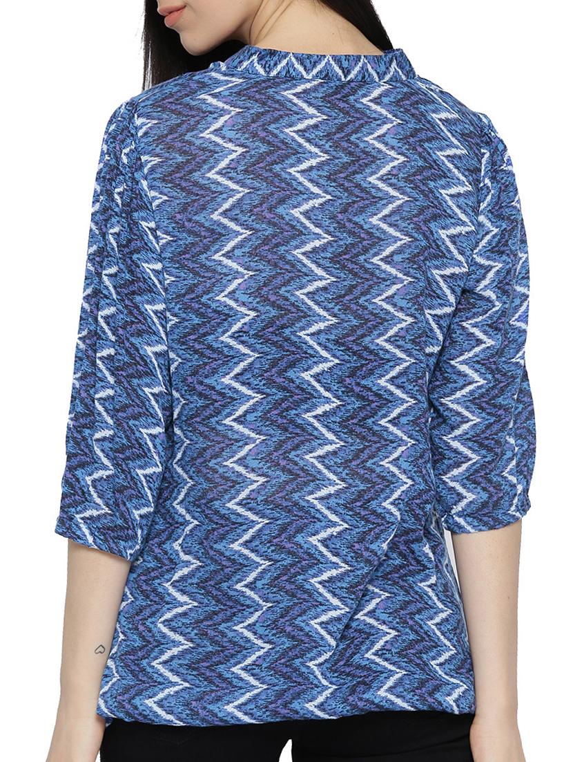 blouson printed tunic - 15348729 - Zoom Image - 3