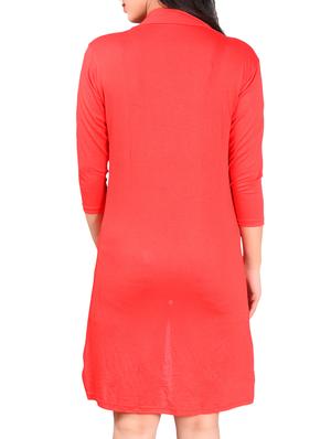 Round edged solid shrug - 15348920 - Standard Image - 3