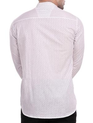 white cotton casual shirt - 15349188 - Standard Image - 3