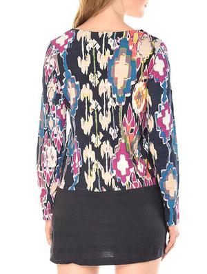 printed drop waist dress - 15352518 - Standard Image - 3