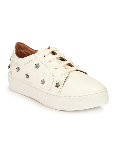 white lace-up sneakers - 15353909 - Very Small Image - 1