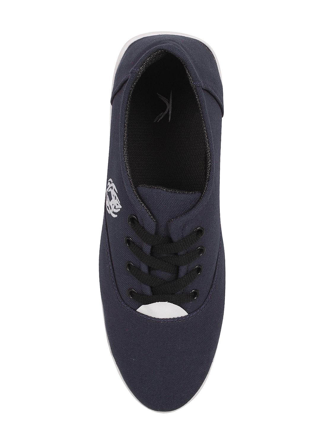 navy canvas lace up sneaker - 15358229 - Zoom Image - 3