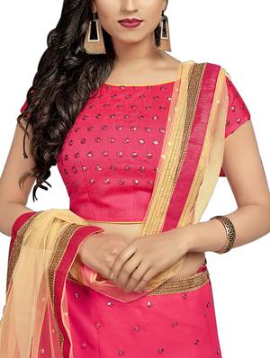 sequined flared lehenga - 15358648 - Standard Image - 3