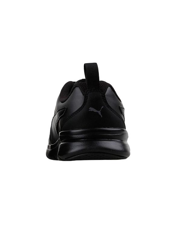 black leatherette sport shoes - 15359417 - Zoom Image - 3