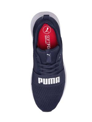 navy Mesh sport shoes - 15359421 - Standard Image - 3