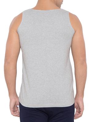 grey cotton blend vest - 15360843 - Standard Image - 3
