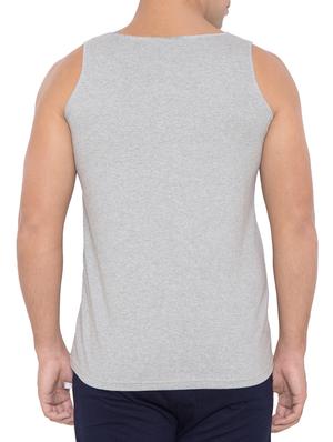 grey cotton blend vest - 15360844 - Standard Image - 3