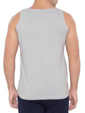 grey cotton blend vest - 15360845 - Standard Image - 3