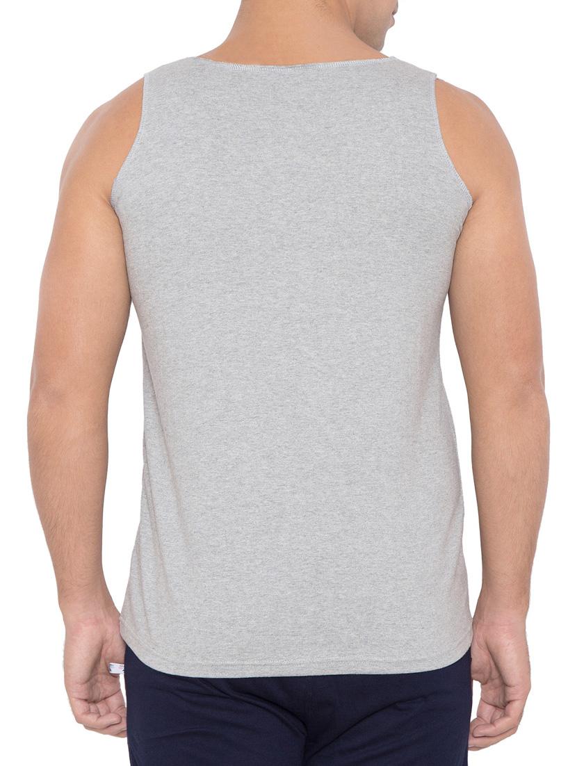 grey cotton blend vest - 15360846 - Zoom Image - 3