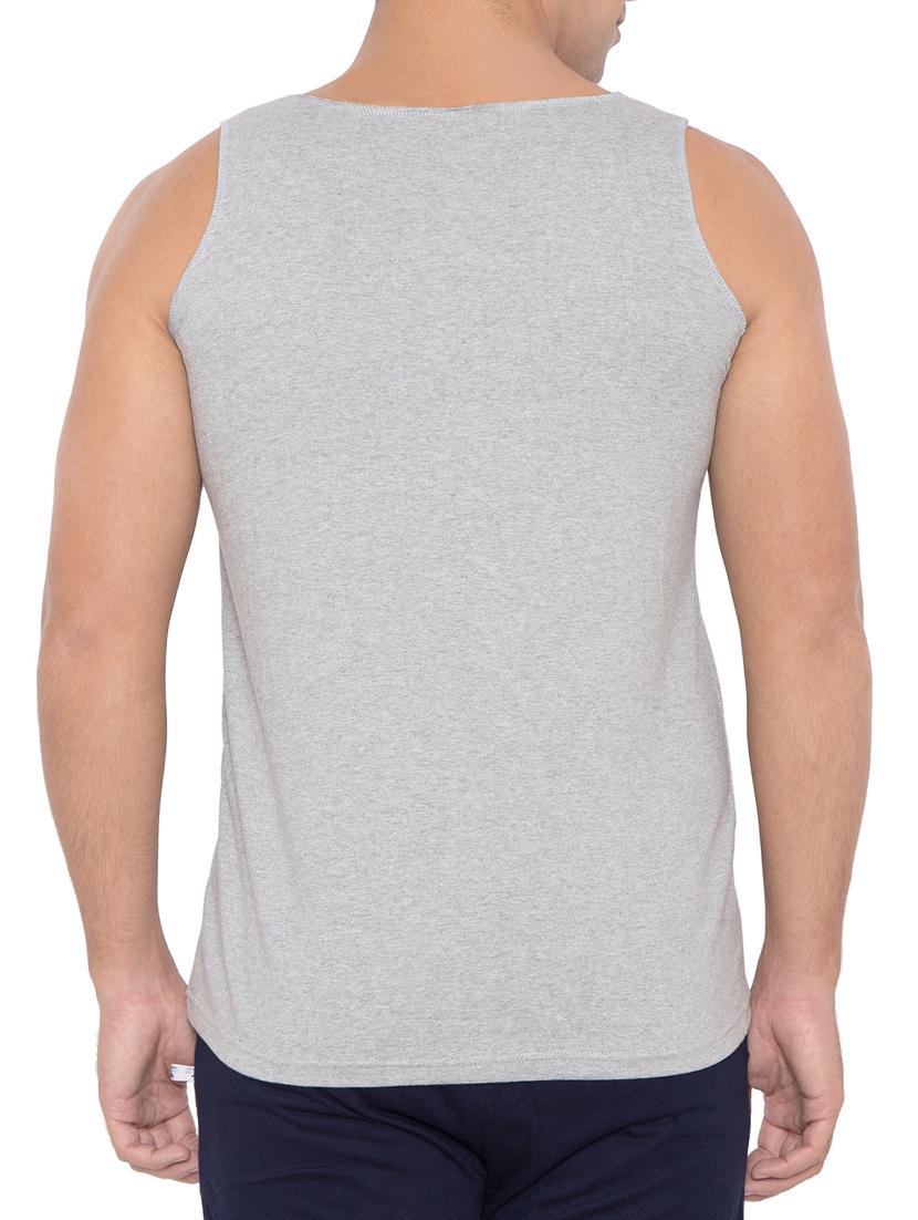 grey cotton blend vest - 15360847 - Zoom Image - 3