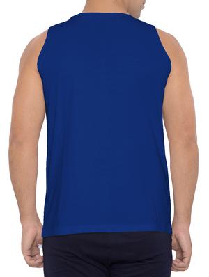 blue cotton blend vest - 15360851 - Standard Image - 3