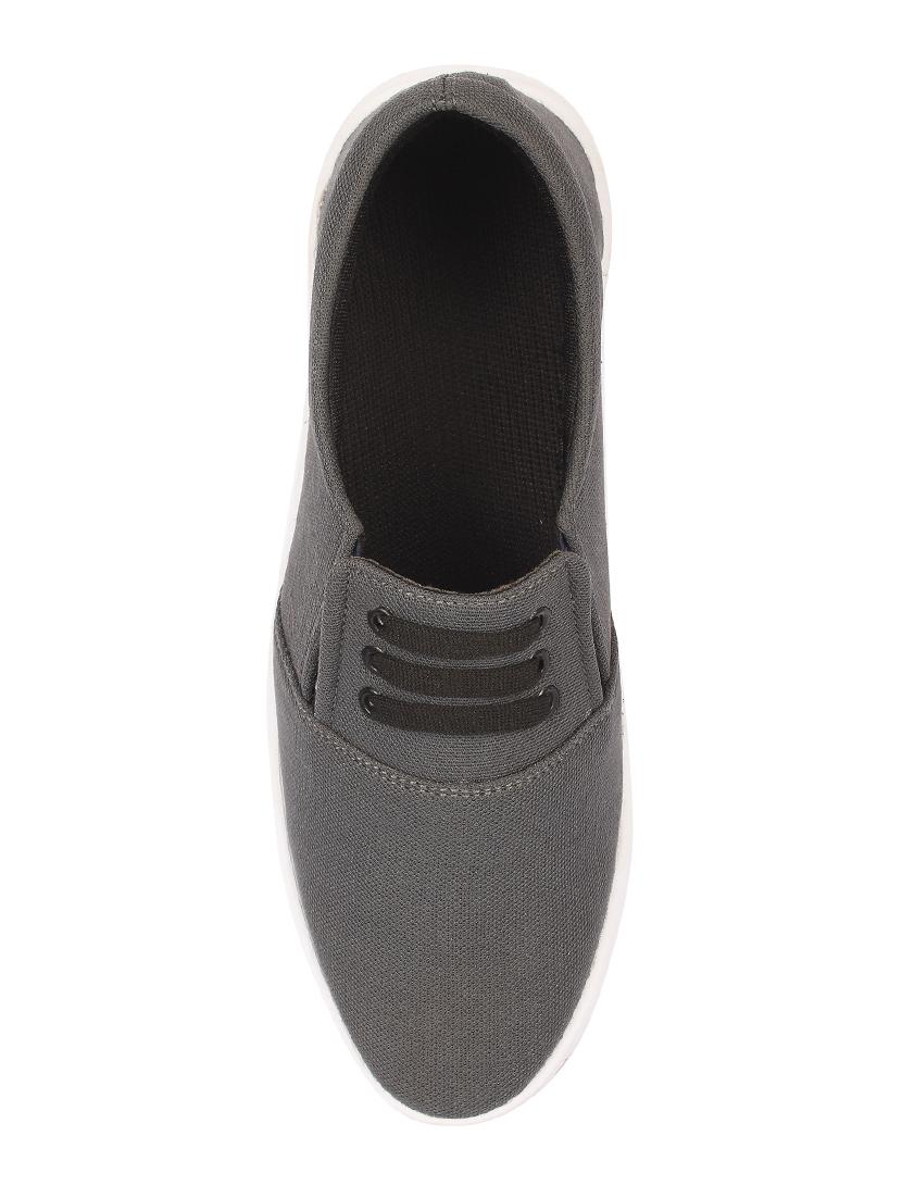 grey Canvas casual slipon - 15361019 - Zoom Image - 3
