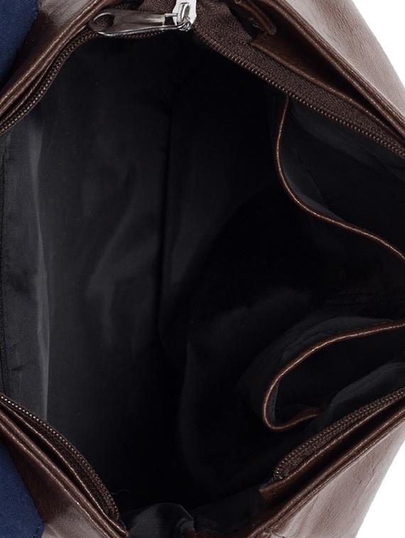 blue leatherette (pu) regular sling bag - 15361361 - Zoom Image - 3