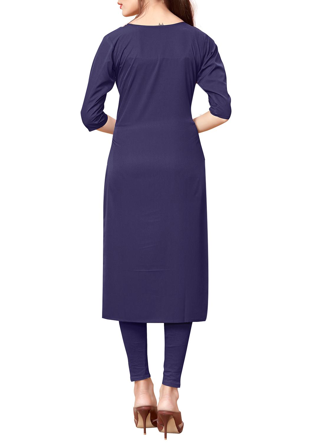 printed straight kurta - 15361683 - Zoom Image - 3