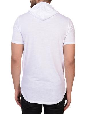 white cotton blend t-shirt - 15361714 - Standard Image - 3