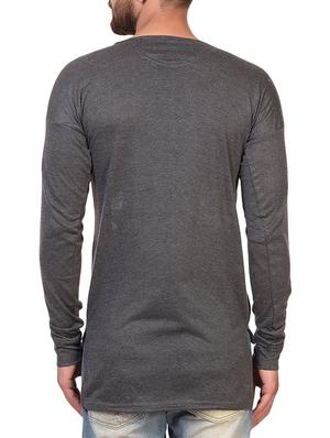 grey cotton blend t-shirt - 15361717 - Standard Image - 3
