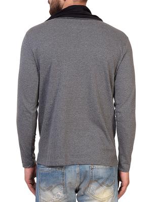 grey cotton blend t-shirt - 15361723 - Standard Image - 3