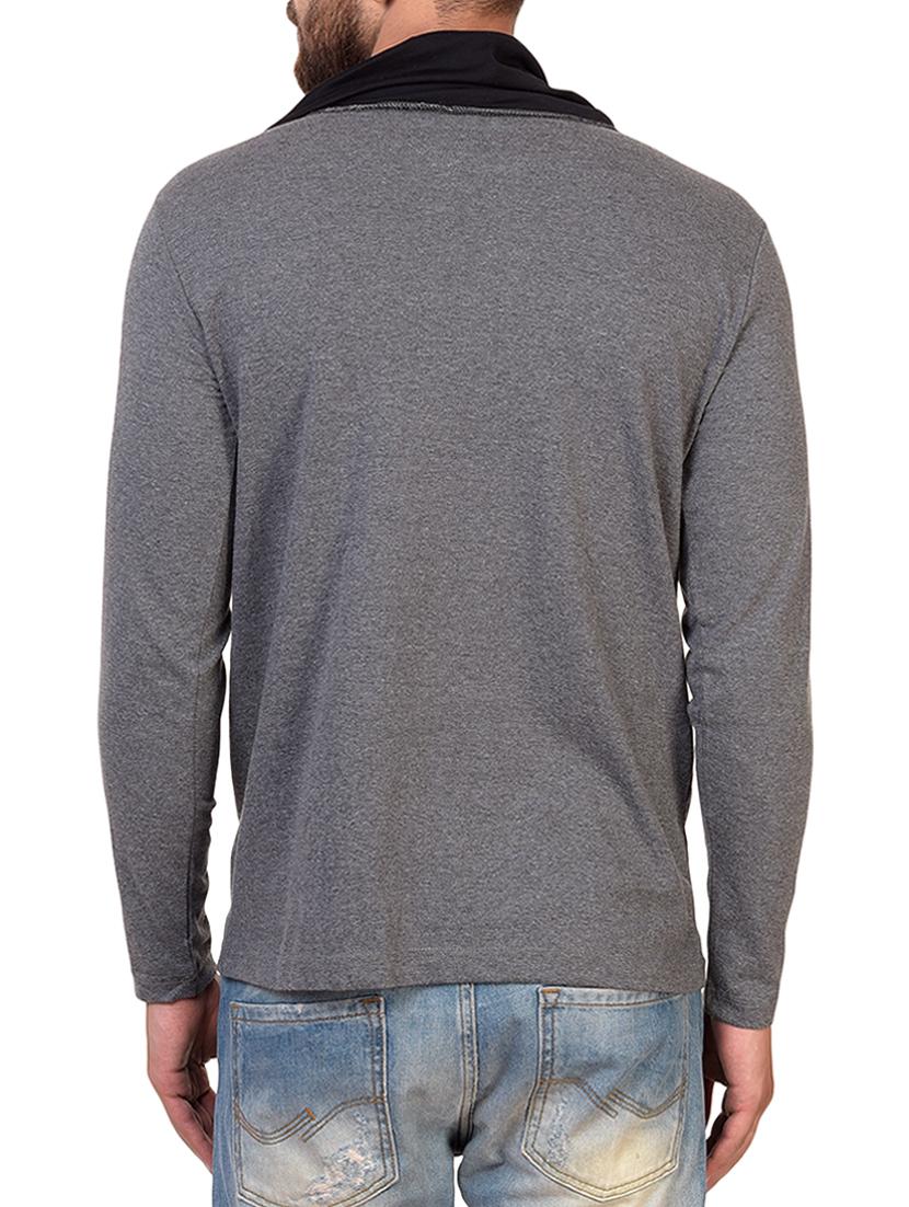 grey cotton blend t-shirt - 15361723 - Zoom Image - 3