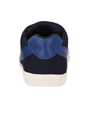 blue canvas lace up sneakers - 15363374 - Standard Image - 3