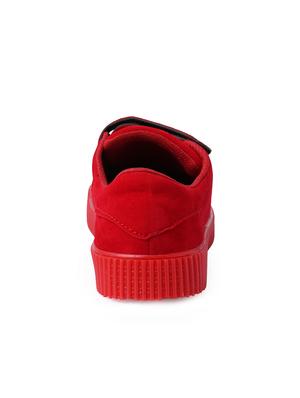 red Suede slip on sneaker - 15363858 - Standard Image - 3