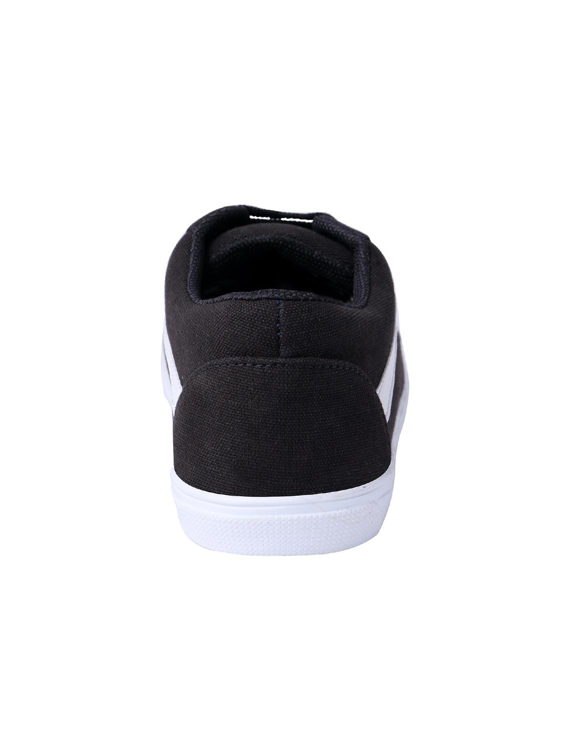 black Canvas lace up sneaker - 15363929 - Zoom Image - 3